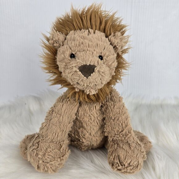 Jellycat Fuddlewuddle Lion Plush 9" Floppy Sitting Stuffed Animal - Picture 1 of 10